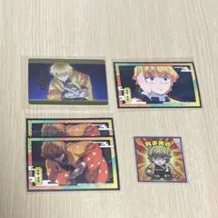 鬼滅の刃 ビックリマンチョコ 我妻善逸 シールステッカー ウエハース カード