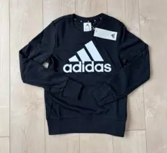 新品アディダス長袖トレーナー 150cm黒　スウェット　スポーツ