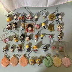 ONE PIECE ワンピースフィギュアキーホルダーストラップ 40個まとめ売り