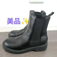 【美品】✨24.5cm　UNIQLO　タッチサイドゴアサイドブーツのサムネイル