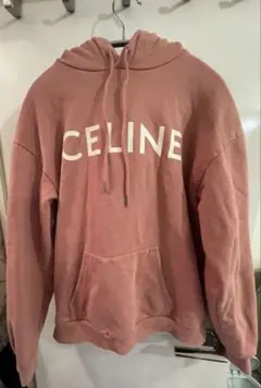 【美品】CELINE ロゴ フーディ パーカー S イタリア製のサムネイル