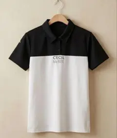 CECIL McBEE（セシルマクビー）バイカラーロゴ入りシャツ GOLF M
