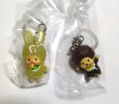 モンチッチ　めじるしアクセサリー2 モンチッチくん　チムたん