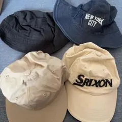 SRIXON キャップ 2点、バケットハット2点セットのサムネイル