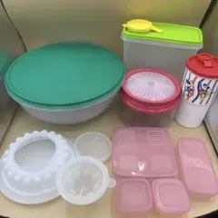 タッパーウェア 保存容器 大量セット まとめ売り - メルカリ