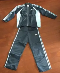 adidas ジャージ セット ネイビー/ライトブルー 140