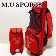 muスポーツ エムユースポーツ キャディバッグ 6分割 8.5型 男女兼用 赤