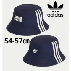 新品タグ付】ADIDAS × OASIS コラボ バケットハット ネイビー - メルカリ