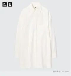 UNIQLO ユニクロ　オーバーサイズロングシャツのサムネイル