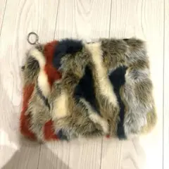 ZARA BASIC ファークラッチバッグ