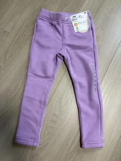 TOPVALU スタ楽 裏シャギー スリムパンツ 100cm