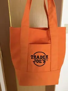 TRADER JOE'S オレンジ トートバッグ