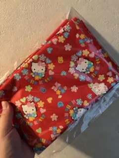 平成　レトロ　ハローキティ　ハギレ