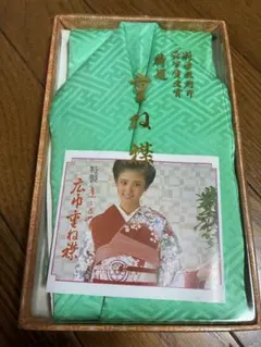重ね襟　着付け小物　グリーン