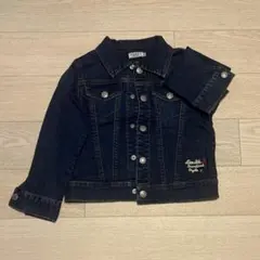 miki HOUSE DOUBLE.B ダークデニムジャケット 120サイズ