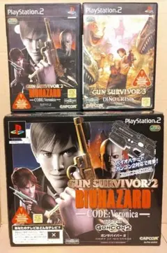 PS2 ガンサバイバー3 ディノクライシス 店頭用体験版 非売品 PS2 ガンサバイバー3 ディノクライシス ガンコン2セット - メルカリ