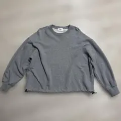 WETTEMPT グレー クルーネック トレーナー