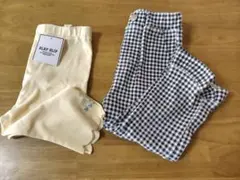 新品あり　プティマイン　スラップスリップ　レギンス　裾ちびフリルパンツ　100