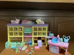 値下げ　リカちゃん　ペットショップ 2階建てセット　箱付き