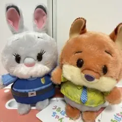 うるぽちゃちゃん ズートピア ニック ジュディ ディズニーストア ぬいぐるみ