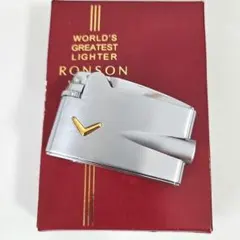 RONSON】ヴァラフレームライター クローム/モノグラムモデル E-pb 