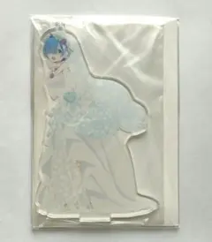 ビッグアクリルキーホルダー　ウエディング レム　セガコラボカフェ　リゼロ