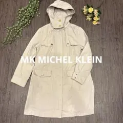 MK MICHEL KLEIN フード付き トレンチコート ベージュ 38