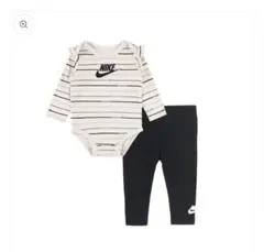 ナイキ　Nike ストライプロンパース＆レギンスセット