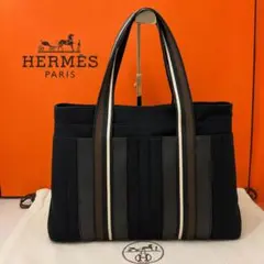 【極美品】HERMES★トロカホリゾンタルMM トートバッグ キャンバスのサムネイル