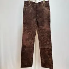 FELISSIMOフェリシモ タイダイ柄ブラウンパンツ 日本製フェアリーグランジのサムネイル