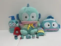 【新品未使用】ハンギョドン　ぬいぐるみ　マスコット　まとめ売り　セット 未使用】ハンギョドン ぬいぐるみ マスコット 3点セット サンリオ