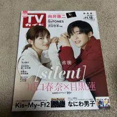 TVガイド 2022 関西版 目黒蓮 川口春奈 silent