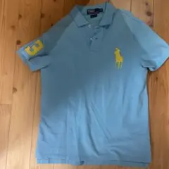 ラルフローレン ビッグポニー水色 ポロシャツ