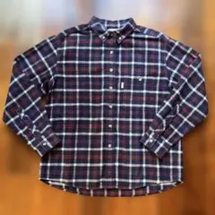 L.L.Bean チェック長袖ネルシャツ　Mサイズ