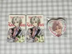 【Prism Heart June Bride】 フォト風カード 缶バッジ 葛葉