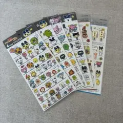 たまごっち 大人図鑑 4サイズステッカー6枚セット