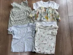 キッズベビー女の子Tシャツ4点セット　90-100センチ