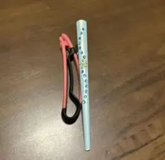 青色　ピンク　ヘアクリップ2個セット