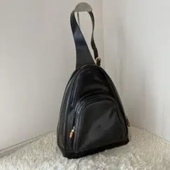 特大/美品】GUCCI グッチ ホーボー ワンショルダー バッグ ナイロン 黒 