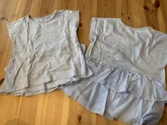 【リンクコーデ】ノースリーブTシャツ【120＆130cm】