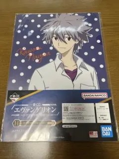 未開封！エヴァンゲリオン A4 クリアファイル 渚カヲル エヴァ初号機 咆哮