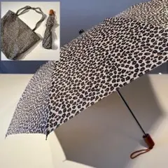 アニマル柄　折りたたみ傘　バック付き