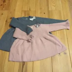 petit main ラメ入りニット セーターセット S/M