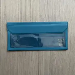 フラットデザイン 青 プラスチック 筆箱