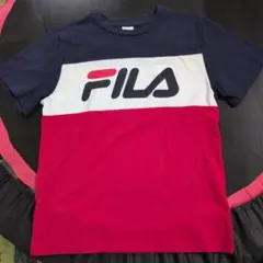 コストコ FILA カラーブロック Tシャツ ジュニアXL160cm※値下げのサムネイル