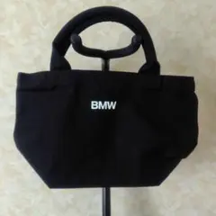 BMWロゴマーク入り黒トートバッグミニのサムネイル