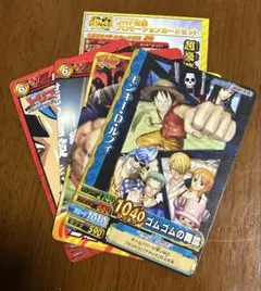 【激レア】ワンピース & トリコ プロモーションカード 4枚セット
