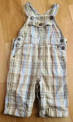 OshKosh チェック柄 オーバーオール 9m