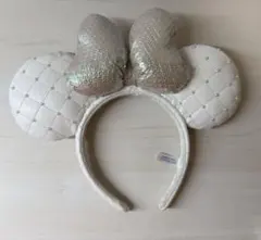 ディズニー カチューシャ ホワイトキルティング