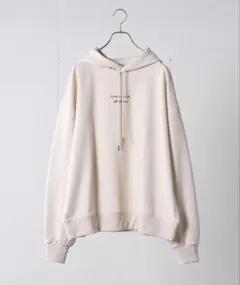 【新品未使用】EDDEN ELLEN シンプルロゴパーカー Mサイズ　ホワイト